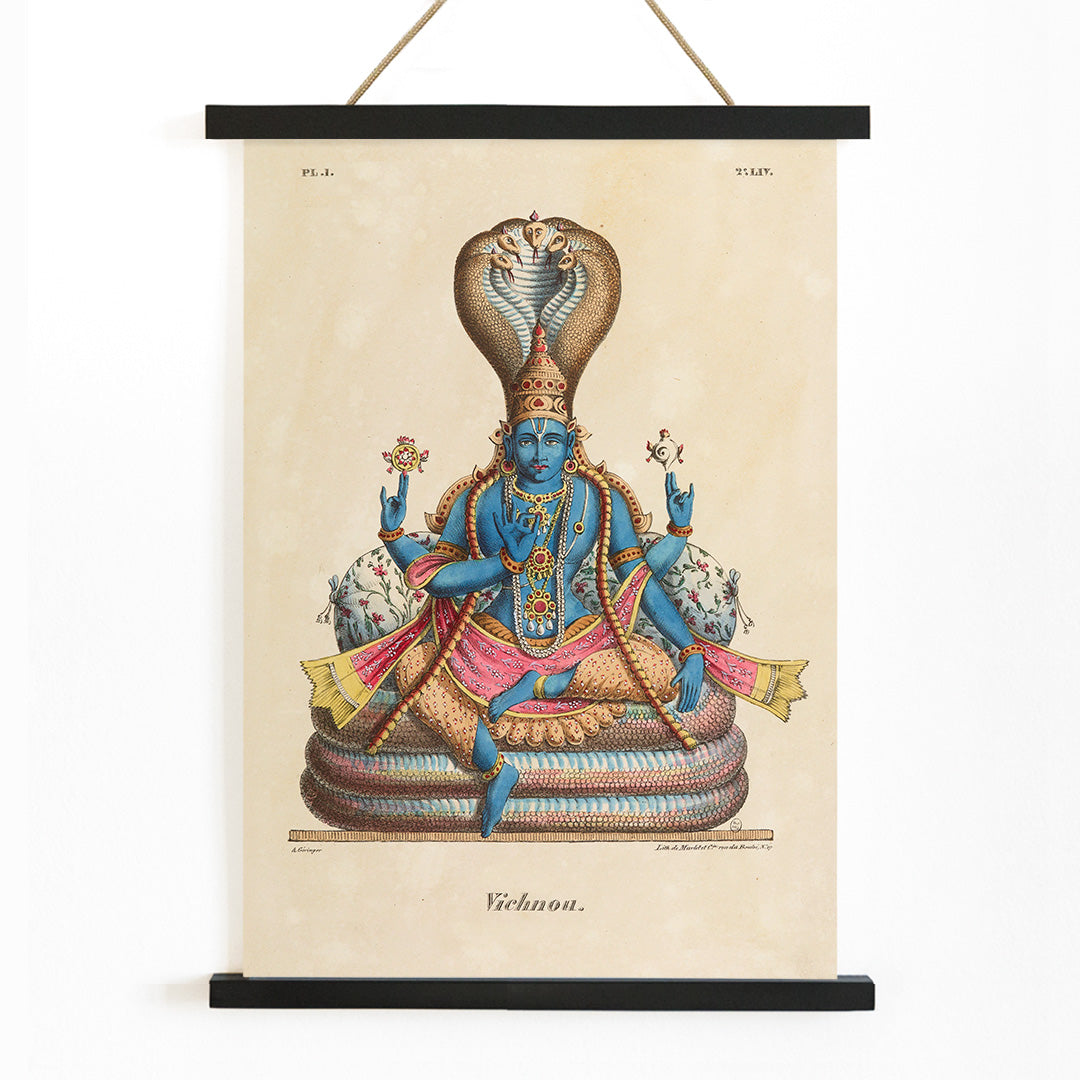 , with wooden magnetic frame on white background