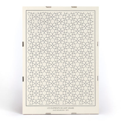 , framed and displayed in modern living room decor