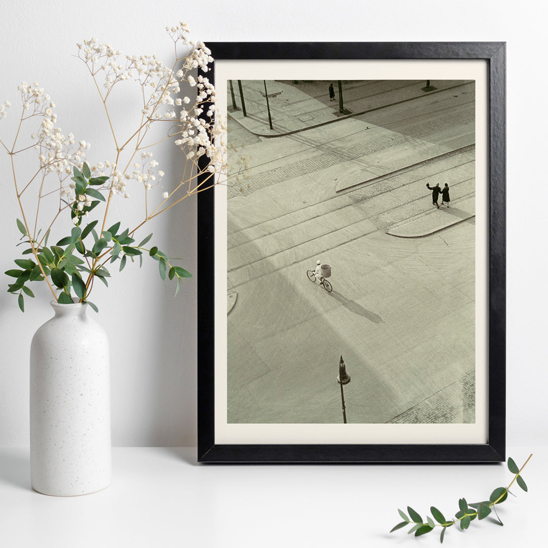 , framed and displayed in home decor