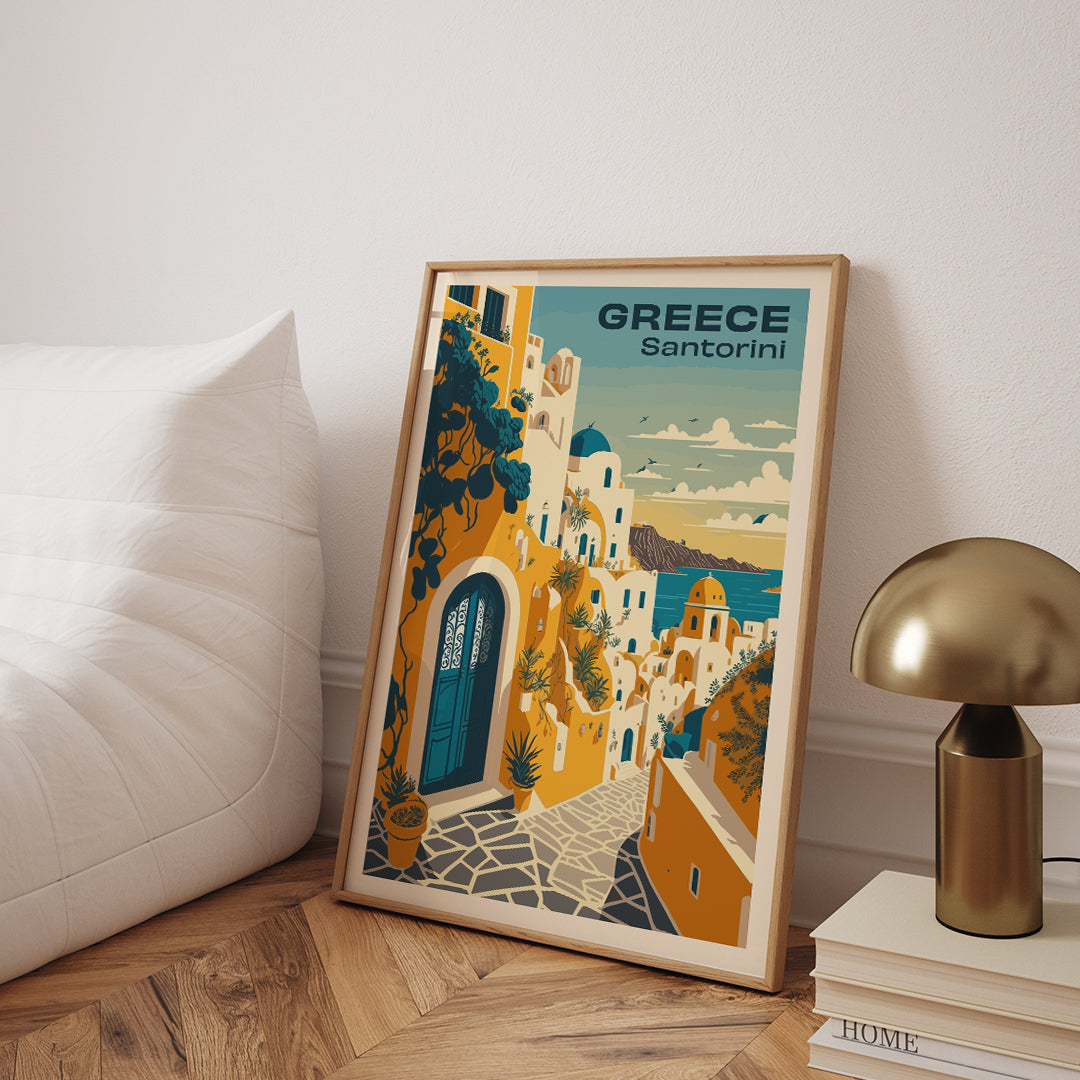 , framed and displayed in home decor