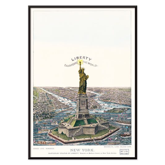 , with black aluminium frame on white background