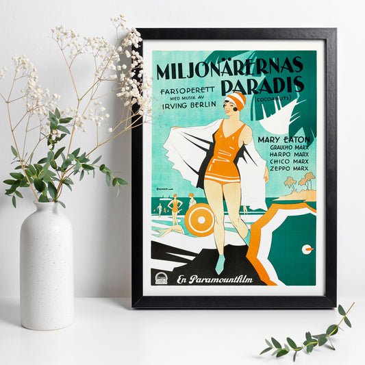 , framed and displayed in home decor