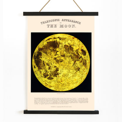 , with wooden magnetic frame on white background