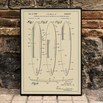 , framed and displayed in home decor